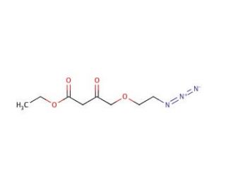 Ethyl (2-Azidoethoxy)acetoacetate (CAS 88150-45-2) - chemical structure image
