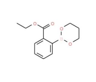 Ethyl 2-boronobenzoate, propanediol cyclic ester (CAS 850567-60-1) - chemical structure image
