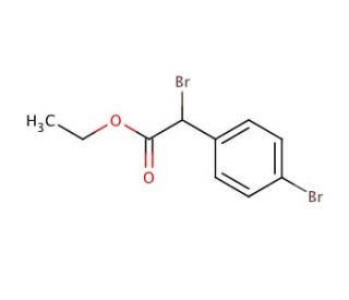 Ethyl 2-bromo-(4-bromophenyl)acetate (CAS 77143-76-1) - chemical structure image