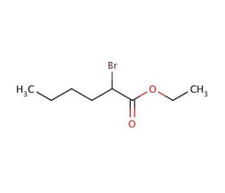Ethyl 2-bromohexanoate (CAS 615-96-3) - chemical structure image