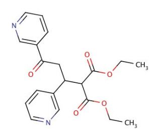 Ethyl 2-Carboethoxy-5-oxo-3,5-di(3-pyridyl)pentanoate - chemical structure image
