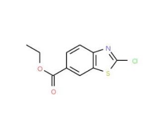 Ethyl 2-chloro-1,3-benzothiazole-6-carboxylate (CAS 78485-37-7) - chemical structure image