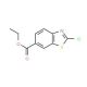 Ethyl 2-chloro-1,3-benzothiazole-6-carboxylate (CAS 78485-37-7) - chemical structure image