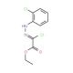Ethyl 2-chloro-2-[2-(2-chlorophenyl)hydrazono]-acetate (CAS 28317-49-9) - chemical structure image