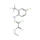 Ethyl 2-chloro-2-{2-[4-chloro-2-(trifluoromethyl)-phenyl]hydrazono}acetate (CAS 35229-94-8) - chemical structure image