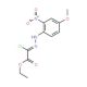 Ethyl 2-chloro-2-[2-(4-methoxy-2-nitrophenyl)hydrazono]acetate (CAS 119750-09-3) - chemical structure image