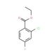 Ethyl 2-chloro-4-fluorobenzoate (CAS 167758-87-4) - chemical structure image
