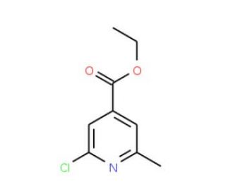 Ethyl 2-chloro-6-methylpyridine-4-carboxylate (CAS 3998-88-7) - chemical structure image