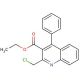 ethyl 2-(chloromethyl)-4-phenylquinoline-3-carboxylate (CAS 126334-84-7) - chemical structure image