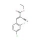 Ethyl 2-cyano-3-(2,4-dichlorophenyl)acrylate (CAS 7324-89-2) - chemical structure image