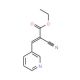 Ethyl 2-cyano-3-(3-pyridinyl)acrylate (CAS 103011-95-6) - chemical structure image