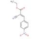Ethyl 2-cyano-3-(4-nitrophenyl)acrylate (CAS 2017-89-2) - chemical structure image