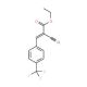Ethyl 2-cyano-3-[4-(trifluoromethyl)phenyl]acrylate (CAS 149550-21-0) - chemical structure image