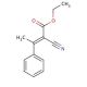 Ethyl 2-cyano-3-phenyl-2-butenoate, mixture of cis and trans (CAS 18300-89-5) - chemical structure image