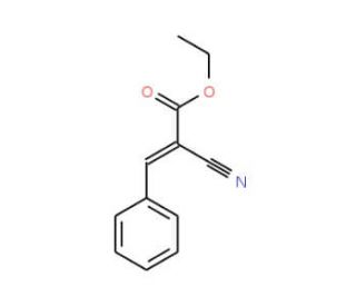 Ethyl 2-cyano-3-phenylacrylate (CAS 2025-40-3) - chemical structure image