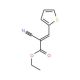 Ethyl 2-cyano-3-thien-2-ylacrylate (CAS 31330-51-5) - chemical structure image