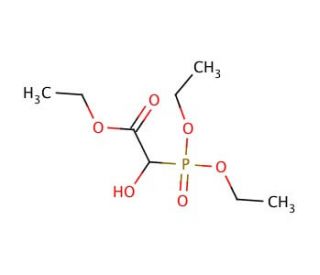 Ethyl 2-(Diethoxyphosporyl)-2-hydroxyacetate (CAS 162246-79-9) - chemical structure image