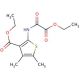 ethyl 2-{[ethoxy(oxo)acetyl]amino}-4,5-dimethylthiophene-3-carboxylate - chemical structure image