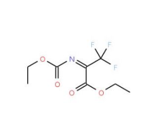 Ethyl 2-[Ethoxycarbonylimino]-3,3,3-trifluoro-propionate - chemical structure image