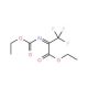 Ethyl 2-[Ethoxycarbonylimino]-3,3,3-trifluoro-propionate - chemical structure image