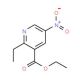 ethyl 2-ethyl-5-nitronicotinate - chemical structure image
