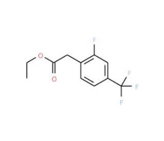 Ethyl 2-fluoro-4-(trifluoromethyl)phenylacetate (CAS 220530-99-4) - chemical structure image