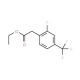 Ethyl 2-fluoro-4-(trifluoromethyl)phenylacetate (CAS 220530-99-4) - chemical structure image