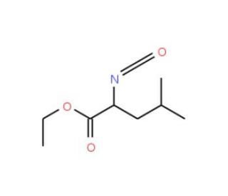 Ethyl 2-isocyanato-4-methylvalerate (CAS 64505-10-8) - chemical structure image