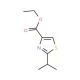 Ethyl 2-isopropyl-1,3-thiazole-4-carboxylate (CAS 133047-44-6) - chemical structure image