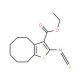 Ethyl 2-isothiocyanato-4,5,6,7,8,9-hexahydrocycloocta[b]thiophene-3-carboxylate - chemical structure image