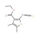 ethyl 2-isothiocyanato-4,5-dimethylthiophene-3-carboxylate (CAS 85716-85-4) - chemical structure image