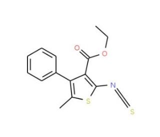 Ethyl 2-isothiocyanato-5-methyl-4-phenylthiophene-3-carboxylate - chemical structure image