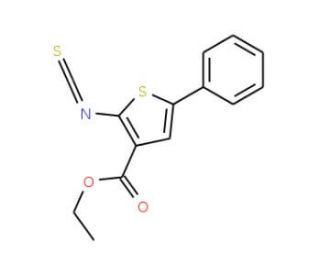 Ethyl 2-isothiocyanato-5-phenylthiophene-3-carboxylate - chemical structure image