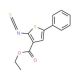 Ethyl 2-isothiocyanato-5-phenylthiophene-3-carboxylate - chemical structure image