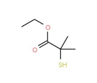 Ethyl 2-Mercapto-2-methylpropionate (CAS 33441-50-8) - chemical structure image