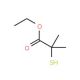 Ethyl 2-Mercapto-2-methylpropionate (CAS 33441-50-8) - chemical structure image