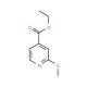Ethyl 2-methoxyisonicotinate (CAS 105596-61-0) - chemical structure image