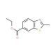 Ethyl 2-methyl-1,3-benzothiazole-6-carboxylate (CAS 103646-25-9) - chemical structure image