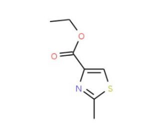 Ethyl 2-methyl-1,3-thiazole-4-carboxylate (CAS 6436-59-5) - chemical structure image
