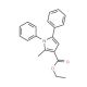 Ethyl 2-methyl-1,5-diphenyl-1H-pyrrole-3-carboxylate (CAS 3652-61-7) - chemical structure image