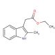 Ethyl 2-methyl-3-indoleacetate (CAS 21909-49-9) - chemical structure image