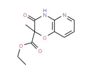 Ethyl 2-methyl-3-oxo-3,4-dihydro-2H-pyrido[3,2-b][1,4]oxazine-2-carboxylate - chemical structure image