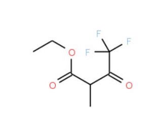 Ethyl 2-methyl-3-oxo-4,4,4-trifluorobutanoate (CAS 344-00-3) - chemical structure image