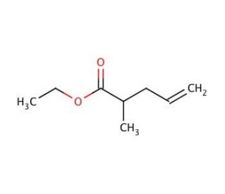 Ethyl 2-methyl-4-pentenoate (CAS 53399-81-8) - chemical structure image