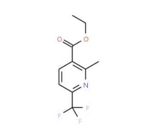 Ethyl 2-methyl-6-(trifluoromethyl)nicotinate - chemical structure image