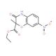 Ethyl 2-methyl-7-nitro-3-oxo-3,4-dihydro-2H-1,4-benzoxazine-2-carboxylate (CAS 154365-36-3) - chemical structure image