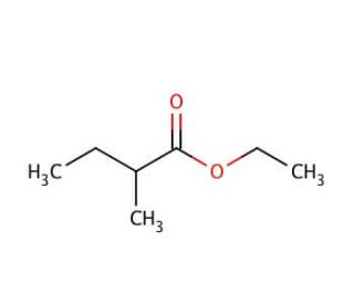 Ethyl 2-methylbutyrate (CAS 7452-79-1) - chemical structure image