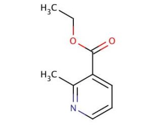 Ethyl 2-methylpyridine-3-carboxylate (CAS 1721-26-2) - chemical structure image