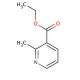 Ethyl 2-methylpyridine-3-carboxylate (CAS 1721-26-2) - chemical structure image