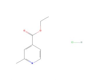 Ethyl 2-methylpyridine-4-carboxylate hydrochloride (CAS 65550-32-5) - chemical structure image